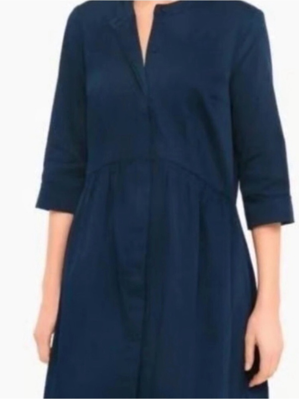 Tuckernuck navy blue Royal Shirt Dress cotton casual comfort size XL extra large